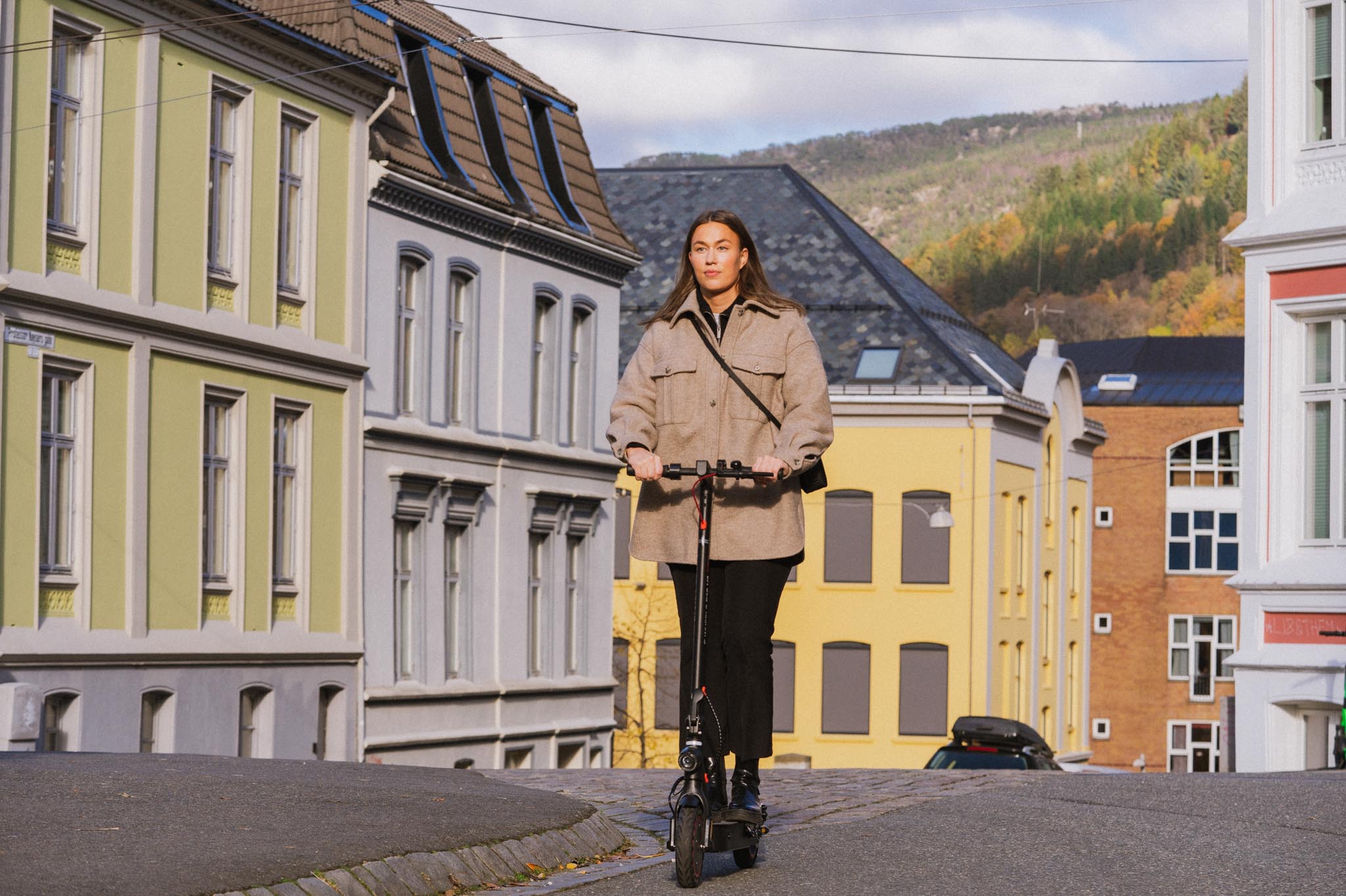 kjøre elsparkesykkel